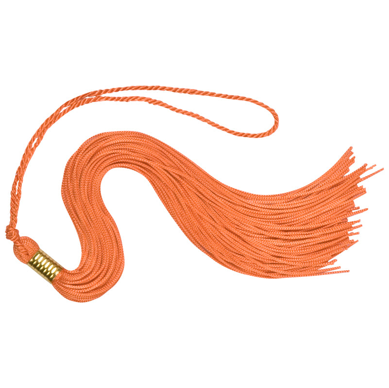 Burnt orange graduation tassel