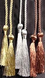 Copper graduation tassel
