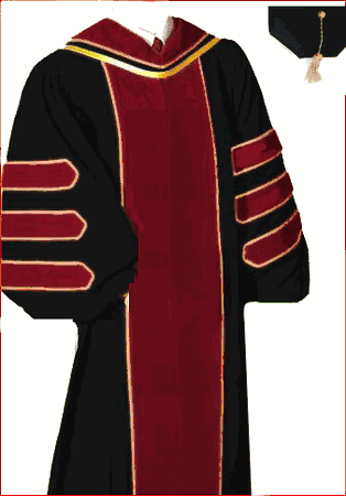 Doctor of Theology Regalia Package. Divinity, Religion