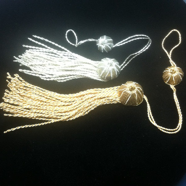 Graduation 2-Button Metallic Tassels for Tam