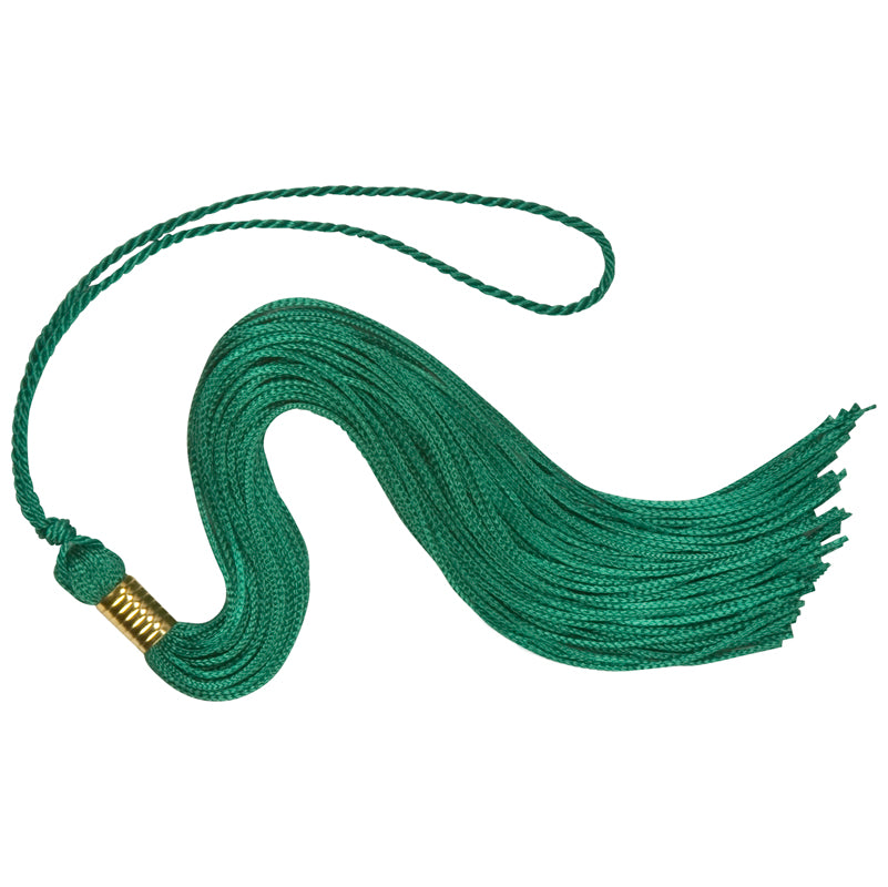 Kelly green graduation tassel
