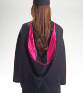 Master's Premium Cap Gown Tassel and Hood Package