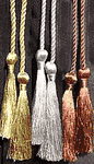 Metalic copper graduation tassel