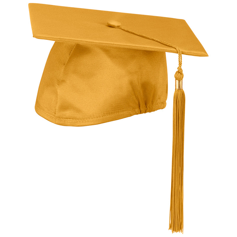 Old Gold Cap and Tassel Matte Finish