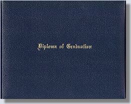 Padded Diploma Covers, Document Cases. Embossed
