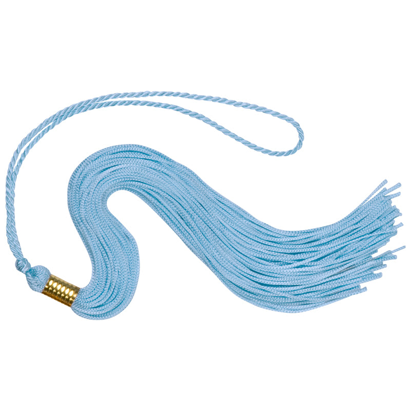 Pastel blue graduation tassel