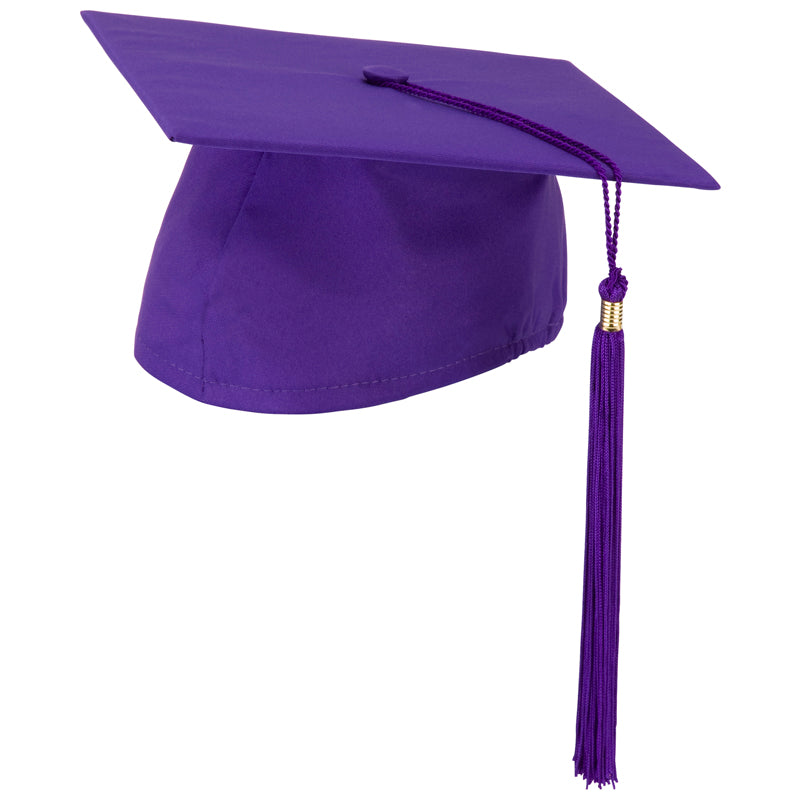 Purple Cap and Tassel Matte Finish