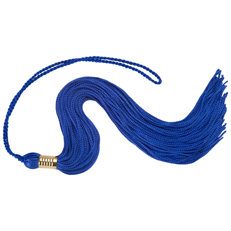 Royal blue graduation tassel