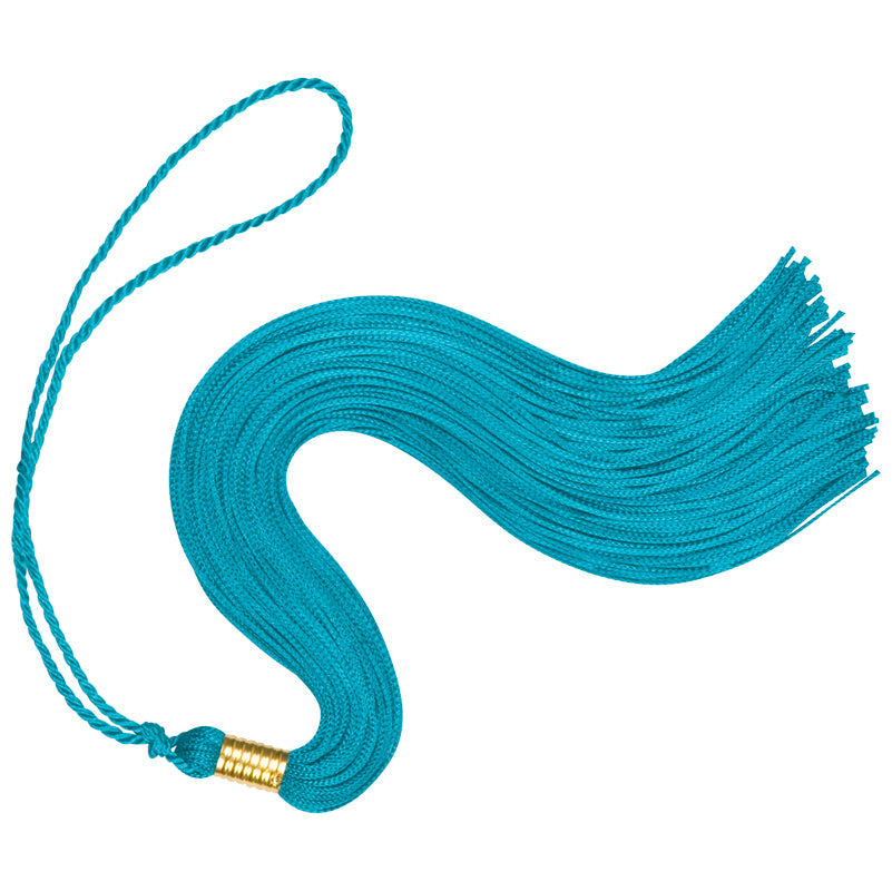 Turquoise graduation tassel